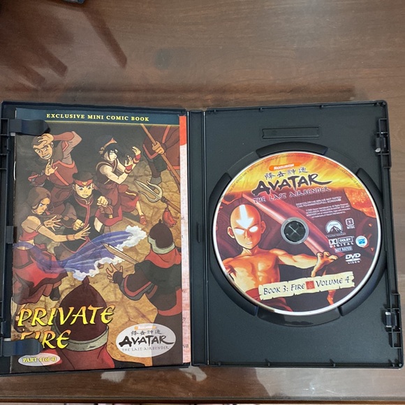 Avatar The Last Airbender DVD Book 3 Fire Volumes 1 - 4 Set Nickelodeon - Picture 12 of 13